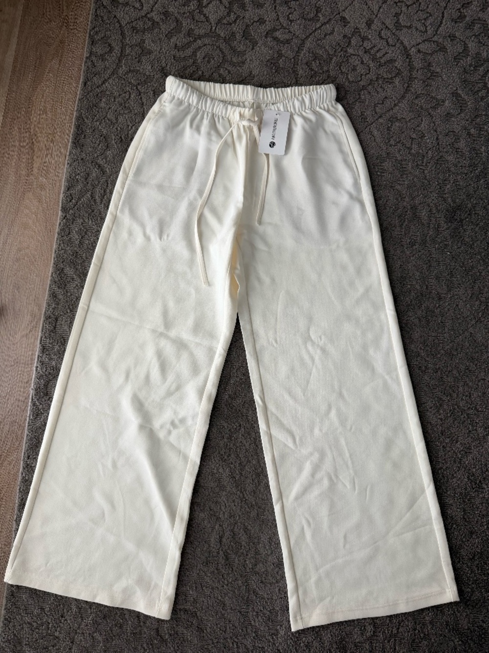 Women's High Waisted Wide Leg Crepe Pants